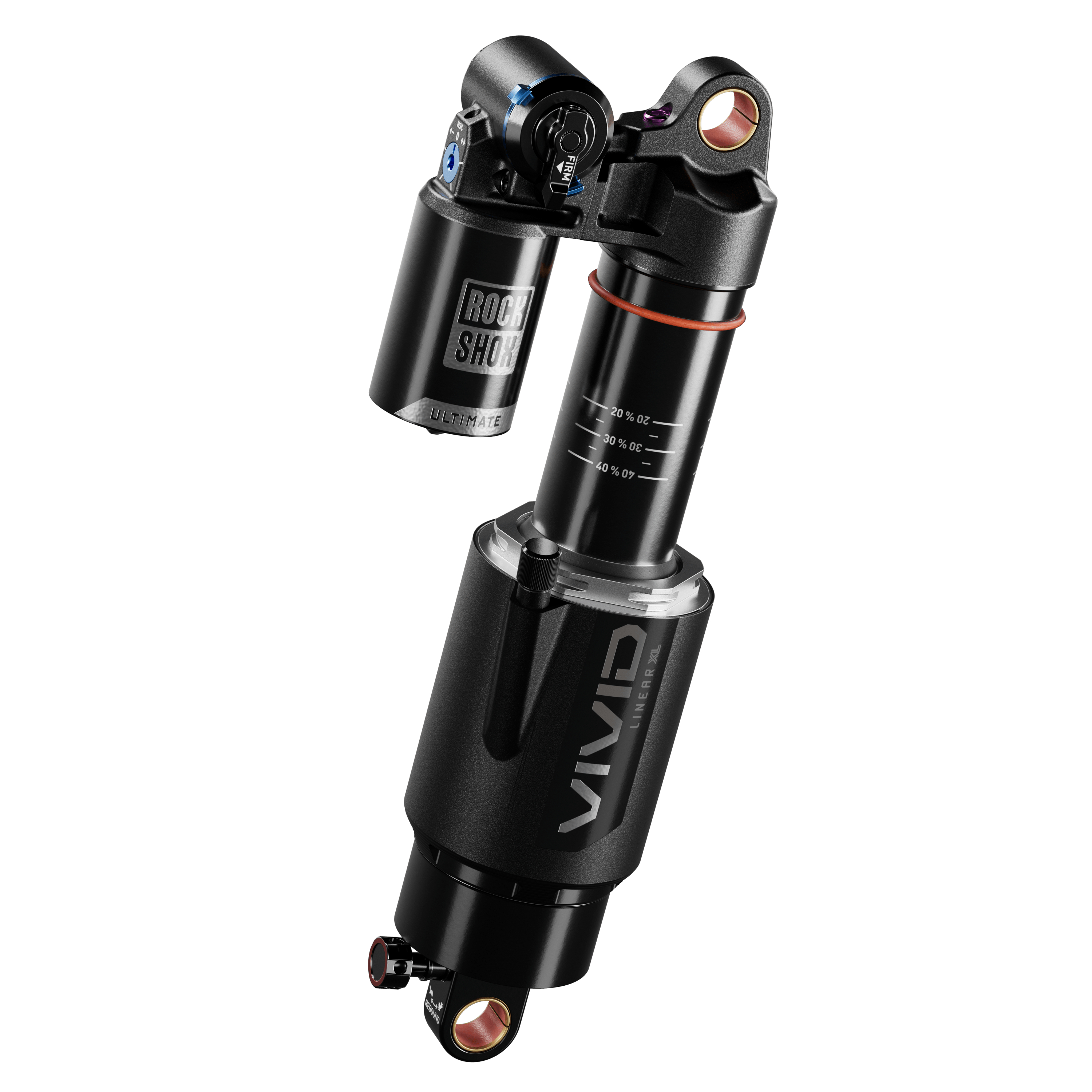Amortecedor RockShox Vivid Ultimate RC2T D1 210x55 Linear XL Air
